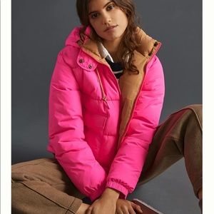 Anthropologie Pilcro Utility Puffer Jacket NWOT